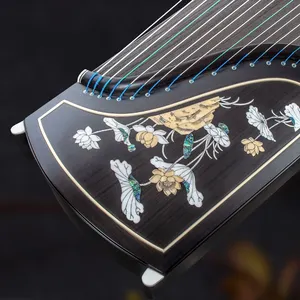 NAOMI Advanced Chinese <span class=keywords><strong>Zither</strong></span> 21 Saite Schwarzes Sandelholz Guzheng Instrument Gu Zheng Chinesische Harfe - Product Image 3