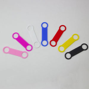 Accessoires d'étiquette de nom d'animal familier de marque en Silicone étiquettes d'identification en aluminium personnalisées pour chiens et chats utilisés avec laisse de collier - Product Image 4