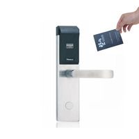 Système de serrure électronique pour hôtel intelligent H6011, serrures de porte avec carte RF pour hôtels 5 étoiles