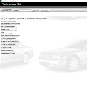 2018.01 जगुआर ईपीसी स्पेयर पार्ट्स कैटलॉग वीएमवेयर संस्करण इंस्टॉलेशन सेवा