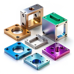 Pièces en aluminium CNC sur mesure, composants métalliques multicolores, pièces mécaniques usinées CNC, usinage de précision en aluminium - Product Image 1