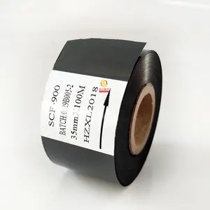 UnionCoding 까만 뜨거운 기호화 포일 35mm 100M 목록 뜨거운 우표 잉크 리본