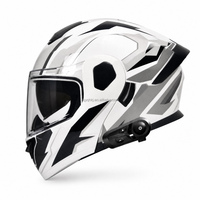 Casque de moto modulaire en ABS personnalisé avec logo, vente en gros, homologué DOT, garantie 1 an, doublure en coton, directement de l'usine