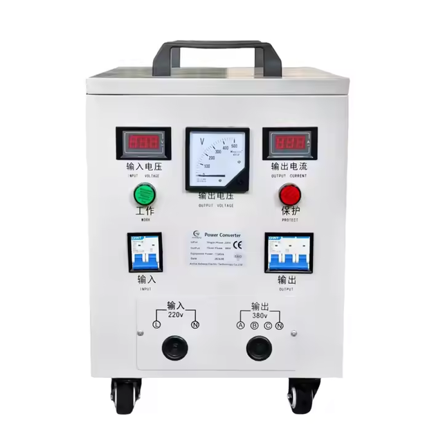 Factory Price Energy-Saving  Single Phase to Three Phase Transformer Converter