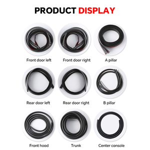 Guarnizioni in Gomma EPDM Autoadesive per Isolamento Acustico e Protezione Porte Auto, Taglio Personalizzabile - Product Image 3