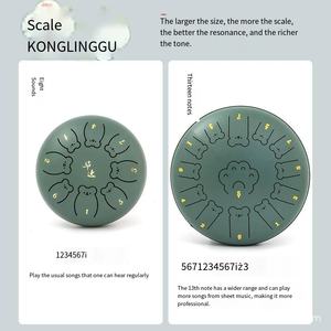 High Quality <b>Steel</b> Tongue <b>Drum</b> Beginner 12 Inch 13 Notes Percussion <b>Instrument</b> Handpan <b>Drum</b> For Entry Level - Product Image 4