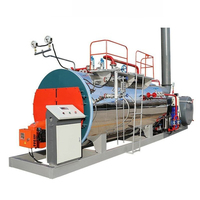 Chaudière générateur de vapeur industrielle de 100, 150, 250, 300, 400, 500, 700, 750, 1000, 3000 kg/h, alimentée au diesel, au mazout, au gaz naturel ou au GPL