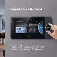 Panel inteligente Q7 de 7 pulgadas con control de aplicación de pantalla táctil WiFi-La salida de altavoz de música incorporada se puede conectar con 8 altavoces con cable Tuya