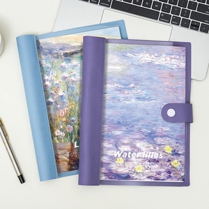 Nuevo cuaderno de pintura al óleo Vintage transparente de cuero suave, planificador literario, cuaderno de hojas sueltas A5 B5 - Product Image 2