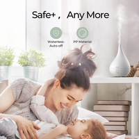 Aromacare – humidificateur d'air ultrasonique à lumière Led colorée, diffuseur d'arôme d'huile essentielle électrique, 250ML