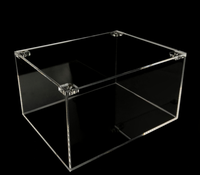 Kommerzielle transparente Acryl-Vitrinen Staub dichte Würfel-Aufbewahrung boxen für Bastel-Präsentation ständer Andere Verwendung zwecke