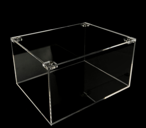 Kommerzielle transparente Acryl-Vitrinen Staub dichte Würfel-Aufbewahrung boxen für Bastel-Präsentation ständer Andere Verwendung zwecke - Product Image 3