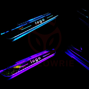 Luce del davanzale della portiera della vettura di benvenuto pedale luminoso barra di soglia Wireless per benz AMG nuova <span class=keywords><strong>classe</strong></span> E E200 E260 C B <span class=keywords><strong>A</strong></span> <span class=keywords><strong>classe</strong></span> W124 <span class=keywords><strong>GLC</strong></span> - Product Image 6
