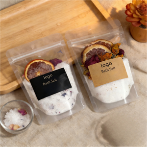 S&Soak Best Seller Sel de mer de l'Himalaya biologique avec huile essentielle d'herbes à la lavande/rose - Sel de bain naturel pour le soin de la peau - Product Image 5