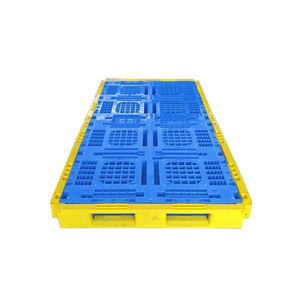 Pallet in Plastica Personalizzabile Riciclabile Resistente ad Acidi e Alcali 2100mmX1200mmX150mm a 6 Corsie con Piano Aperto per PV ed Energia Pulita - Product Image 2