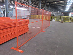 Valla de Seguridad Temporal de Acero de Calidad para Construcción, 10 pies, 3D, Galvanizada por Inmersión en Caliente, Impermeable, Modelado 3D Incluido - Product Image 4