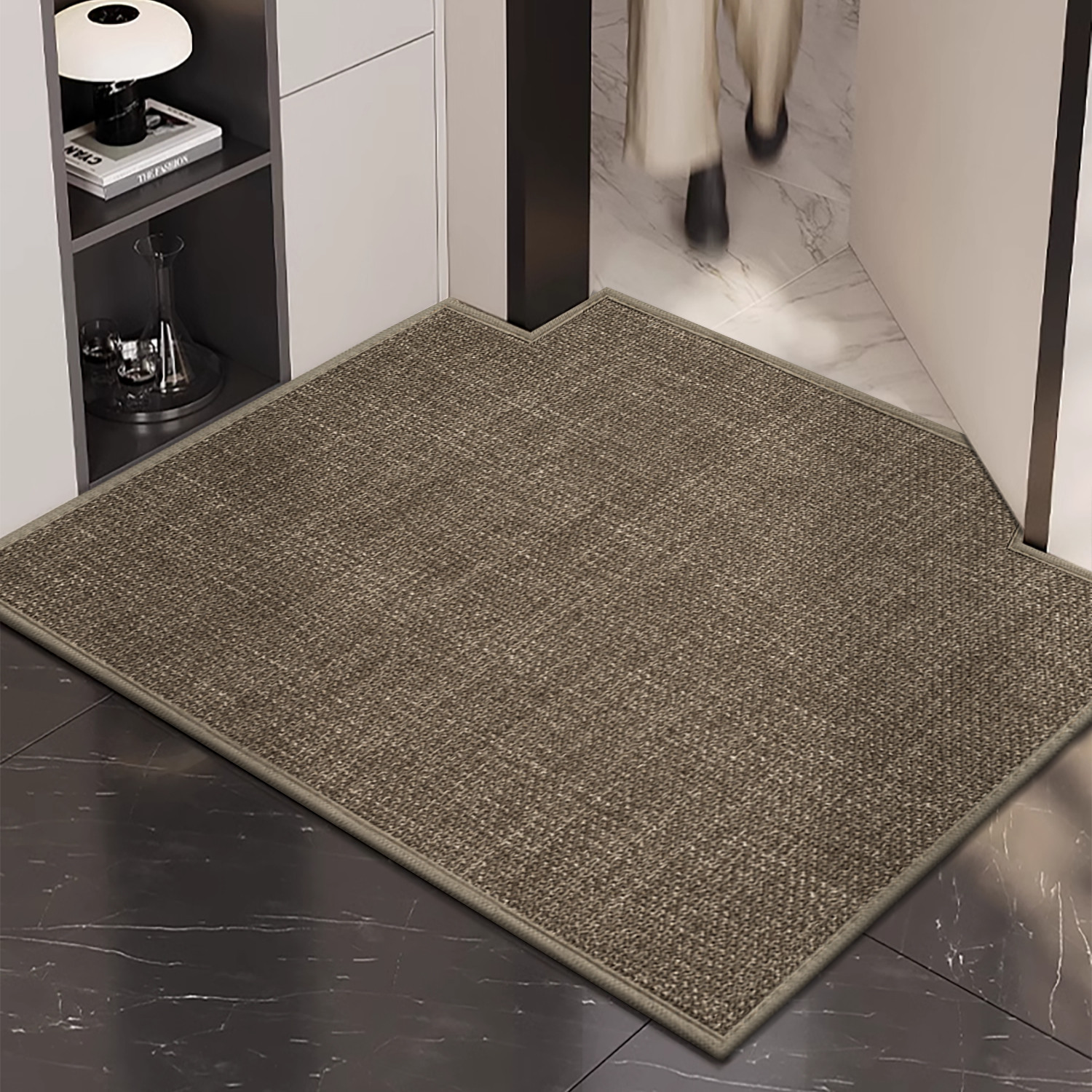 การทอผ้าอย่างมีสไตล์ - สีเทาและสีน้ำตาล