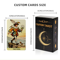 Fabrication de cartes de tarot personnalisées, impression sur mesure, usine de cartes de tarot personnalisées, jeu de cartes de tarot pour adultes