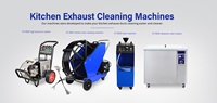 Machine de nettoyage de hottes de cuisine et de conduits de ventilation pour la graisse, équipement de nettoyage de conduits de cuisine pour l'élimination de la graisse et le nettoyage des hottes