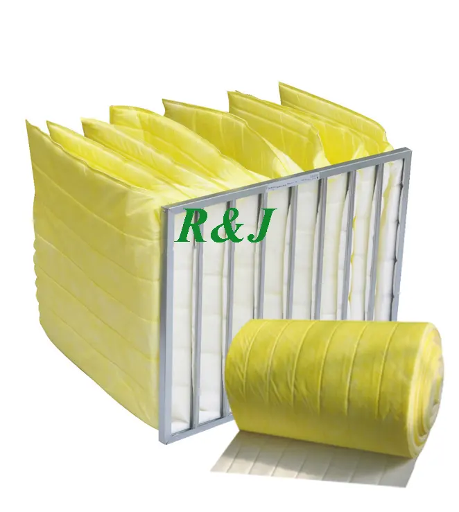 Workmanship Primary Air Filter Medium Efficiency Roll For Manufacture F5 F6 F7 F8 F9 Bag Pocket Filter