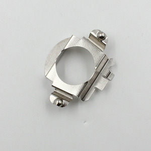 Accessori per l'illuminazione lampadina per fari <span class=keywords><strong>H7</strong></span> adattatore per supporto per fermi con Clip in metallo adattatore per fari a <span class=keywords><strong>LED</strong></span> argento - Product Image 1