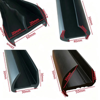 Joint d'étanchéité en caoutchouc EPDM en forme de C pour porte, extrudé avec service de découpe, pour camions frigorifiques, conteneurs et chaîne du froid