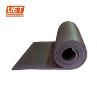 Climatiseur en caoutchouc mousse nbr/pvc flexible tuyau d'isolation de conduit de climatisation polyuréthane caoutchouc d'isolation de feuille de mousse