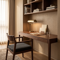 Fabricant de meubles d'hôtel sur mesure, ensemble complet de chambre à coucher 5 étoiles, lit king-size, meuble TV, bureau, porte-bagages, directement de l'usine