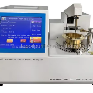Aparato de Prueba de Punto de Inflamación de Copa Abierta Totalmente Automático <span class=keywords><strong>ASTM</strong></span> <span class=keywords><strong>D</strong></span> <span class=keywords><strong>92</strong></span> - Product Image 1