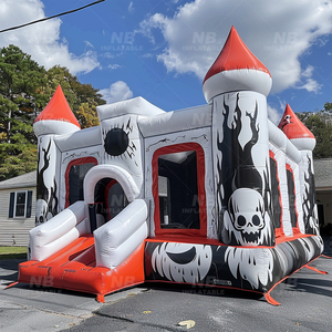 Commercial <b>Inflatable</b> Castle Pumpkin Jeux Gonflable Haunted Children Jumping House <b>Halloween</b> Party for Kids <b>Inflatable</b> - Product Image 2