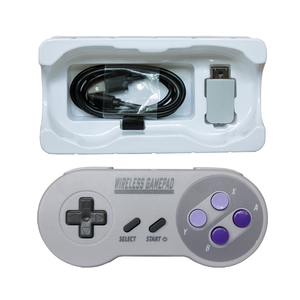 Controlador de videojuegos <span class=keywords><strong>Retro</strong></span> Classic <span class=keywords><strong>Mini</strong></span>, 2,4G, para consola SNES - Product Image 4