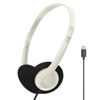 Headphone Youngrun Y0123 untuk Maskapai Penerbangan, Headphone Sekolah Ringan Berkabel di Atas Telinga untuk Penggunaan di Pesawat
