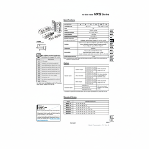 SMC Pneumatics Air Slide Table-Tabla de deslizamiento de aire, 2, 2 - Product Image 1