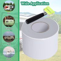 Ruban de réparation pour toit de camping-car en caoutchouc butyle YS, résistant à l'eau, hermétique, adhésif simple face pour un scellement et un masquage durables des camping-cars