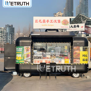 Мобильный фургон-прицеп из нержавеющей стали для коктейлей с печью для закусок, сладостей и чипсов - Product Image 4