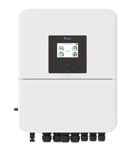 Refroidissement naturel bon marché coloré tactile LCD Deye onduleur solaire hybride 6KW monophasé à vendre en stock - Product Image 4