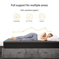 Matelas en mousse à mémoire de forme de luxe pour hôtel, densité élevée, fermeté moyenne, tailles Queen, King, Full, enroulable dans une boîte