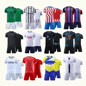 Customized Soccer Jersey Sets Quick Dry Practice Soccer Wear For Men's Football Uniform