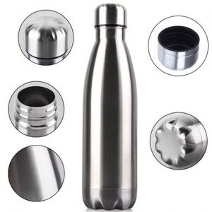 Stainless Steel Water Bottle, Leakproof Insulated Water Bottle, Water Bottle, Keeps Drinks Hot and Cold 500ml - Product Image 4