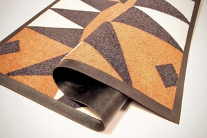 Tapis d'<span class=keywords><strong>entrée</strong></span> de luxe personnalisé en nylon écologique, antibactérien, imperméable, imprimé sur mesure pour les hôtels, les bureaux, les bâtiments gouvernementaux - Product Image 4