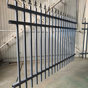 Rèn thép đen kim loại hàng rào pickets góc tấm sắt cho thể thao hàng rào hàn kỹ thuật trên bán - Product Image 6