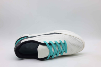 Logo personnalisé pour hommes conception de chaussures de course-moulage par injection maille supérieure sans lacet fermeture respirant léger anti-dérapant PVC semelle intermédiaire
