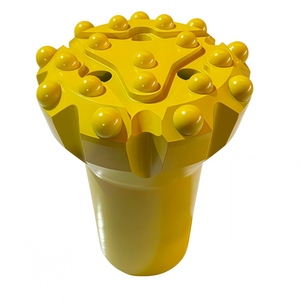 Broca de botón roscada CT67/EL60/GT60 de acero al carbono forjado 23CrNi3Mo, herramienta de perforación de alta velocidad para minería de mineral - Product Image 1