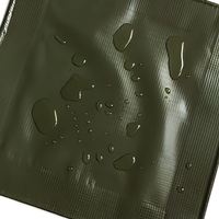 Tissu tissé enduit de PVC imperméable industriel pour tentes, auvents, clôtures, écrans et housses d'équipement, poids moyen