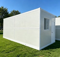Maison conteneur pliable portable, facile à assembler, maison préfabriquée pour l'hébergement