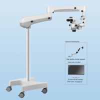 Microscope chirurgical dentaire Zoom avec caméra CE ISO 13485 pour l'endodontie ORL Ophtalmologie Utilisation clinique