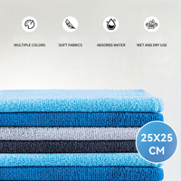 Serviettes en microfibre absorbantes sans peluches FF5349 pour la maison, la cuisine et la voiture, en vrac, tout usage, lavables et réutilisables