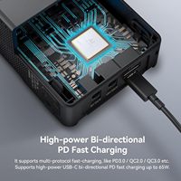 Batterie V-Mount VB99, 6700mAh 99Wh 14.8V, mini batterie V-Mount compatible avec chargeur rapide USB-C PD 65W - 3580