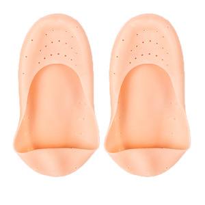 Chaussettes en silicone pour spa, chaussettes hydratantes en gel, exfoliantes et prévenant la sécheresse, éliminant les peaux mortes et les gerçures, outils de soin des pieds - Product Image 4