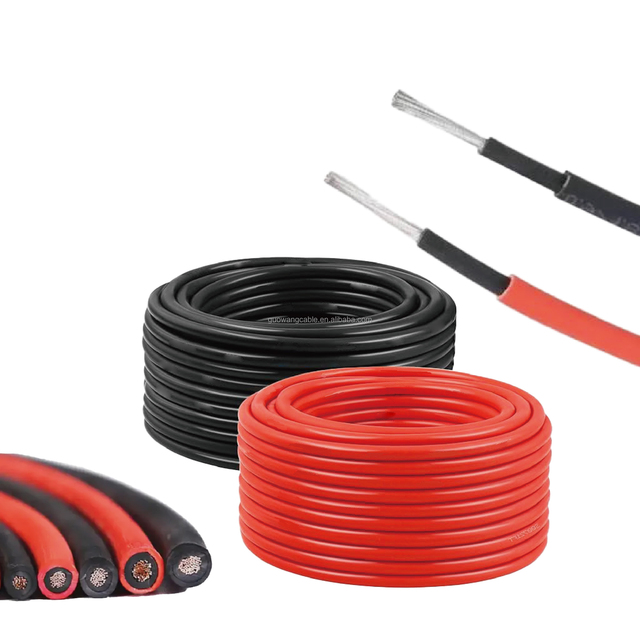 TUV Approved EN 50618 AD8 Solar Cables H1Z2Z2-K 4mm 6mm2 10mm2 PV DC Solar Cable Single Core 1000V Wire for Solar Panel